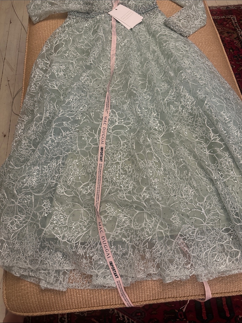 💜 BNWT MAC DUGGAL DRESS 20366 - Picture 4 of 7